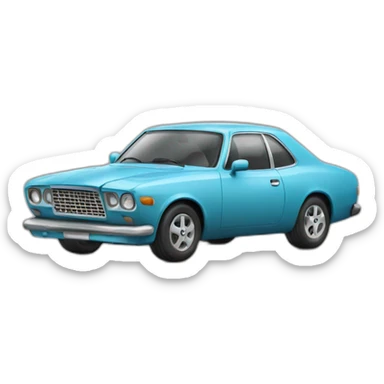 Car carece products sticker