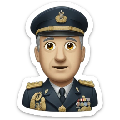 Charles de Gaulle sticker