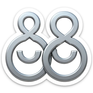 male gender & famale gender symbols sticker