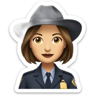 Mariska Hargitay as detective Olivia benson season 10 sticker