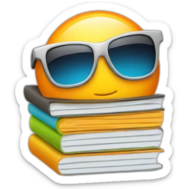 stack overflow logo wearing sunglasses sticker