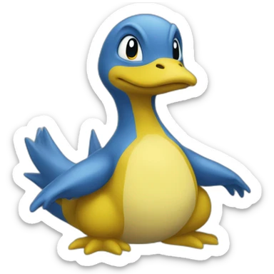 golduck sticker