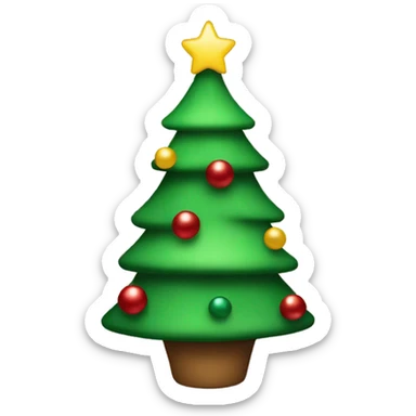 Christmas tree  sticker