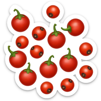 light red pepper corns  sticker