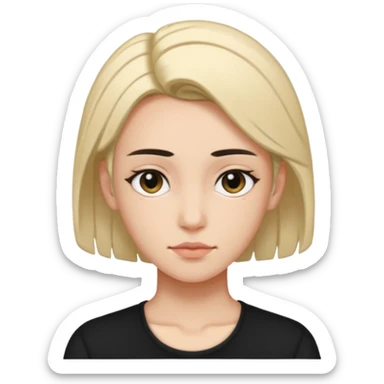 make it non gendered, black top, says PION! on their forehead sticker