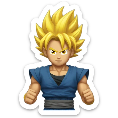 Super sayan 2 sticker