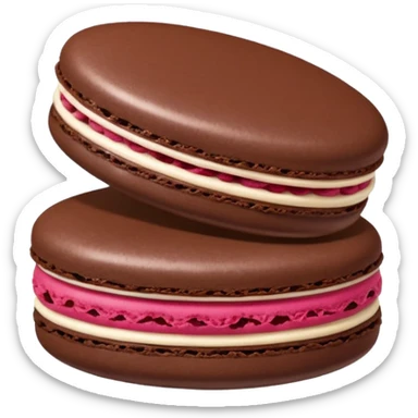 Macron sur macaron sticker