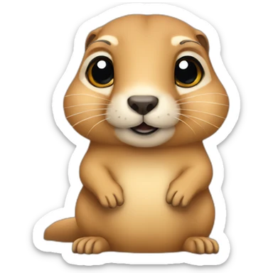 Prairie dog sticker