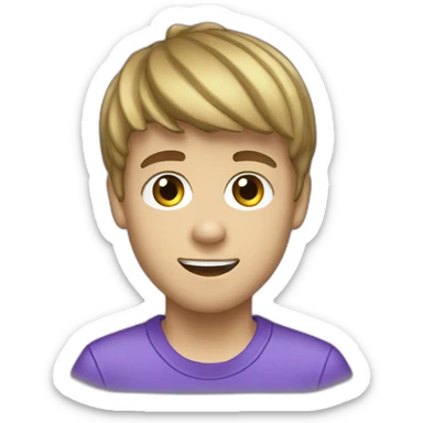 justin bieber in 2010 sticker