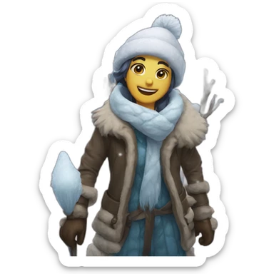 winter of aespa sticker