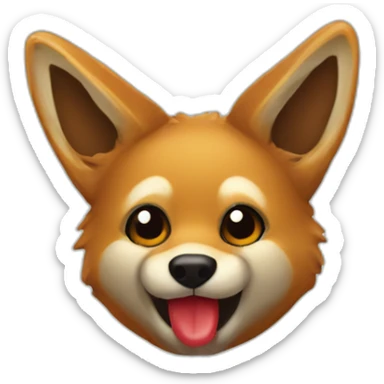 Jackal lick lollipop sticker