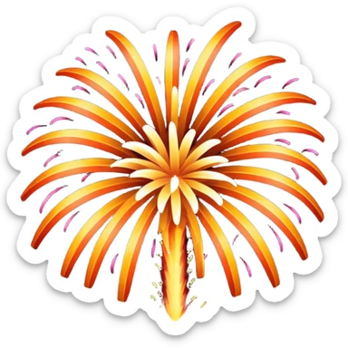 fireworks before explosion sticker