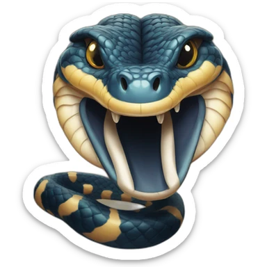 A king cobra  sticker