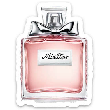 Miss dior perfume sticker