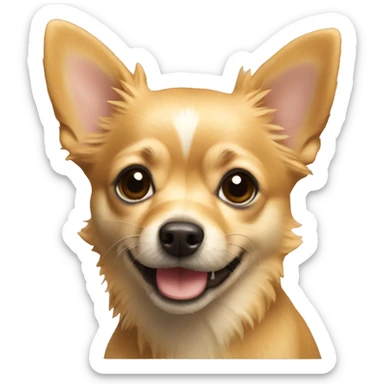 CHIHUAHUA NORWICH TERRIER MIX sticker