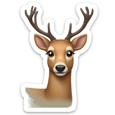 Deer sticker