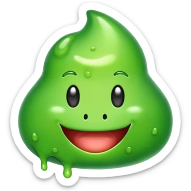 slime me out emoji sticker