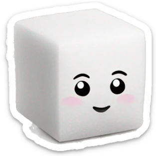 sugar cubes sticker
