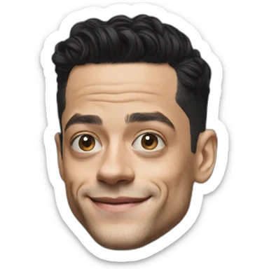 rami malek sticker