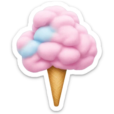 cotton candy sticker