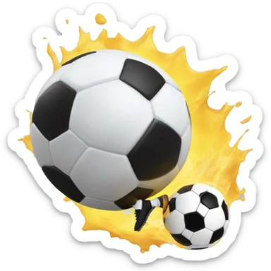 an oreo kicking a soccer ball sticker