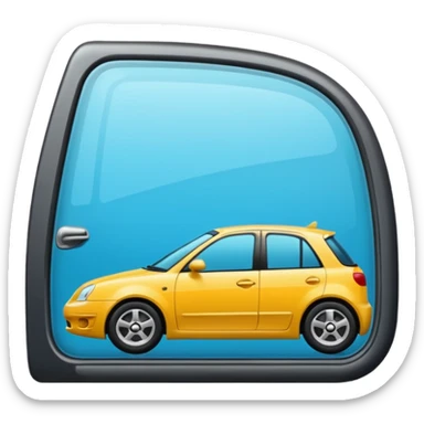 car side door glass  sticker