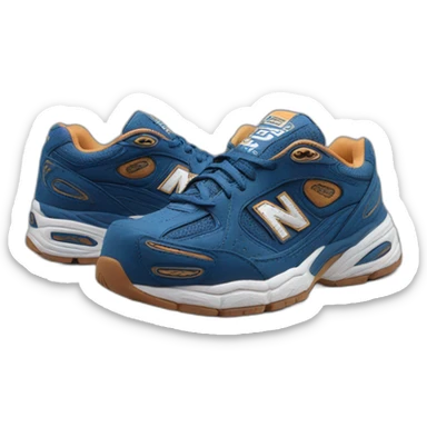 Basket new balance 2002r bleu sticker