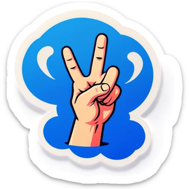 Pinky finger to pinky finger with fart sticker
