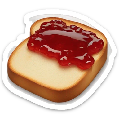 jam on toast sticker