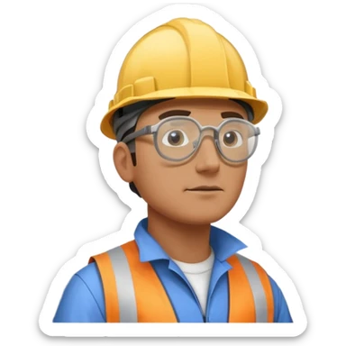 steeplejack man lightning strike on a church spire sticker