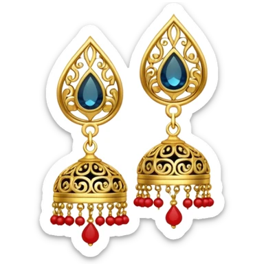Modest jhumka sticker