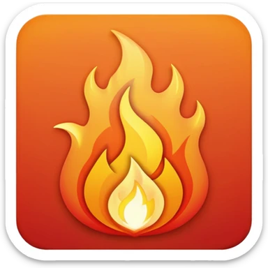 MOUNTAIN WARMTH FIRE sticker