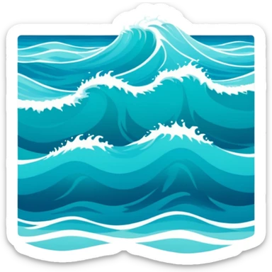 OCEANO NO MAR sticker