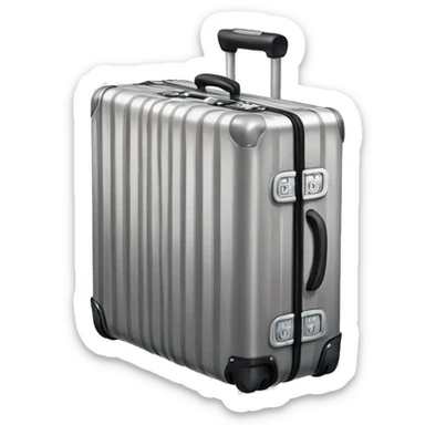 Metal Rimowa suitcase sticker