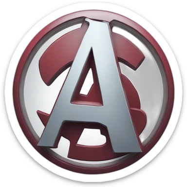 A letter of avengers logo sticker