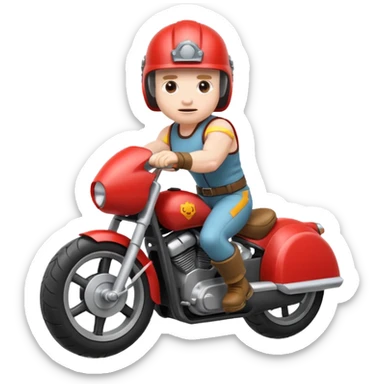 Hog rider inverted  sticker