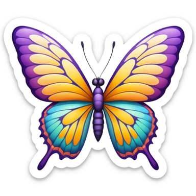 butterfly sticker