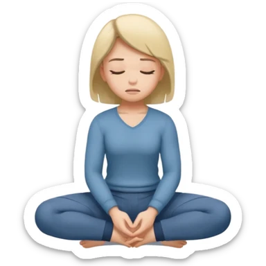 Quelqu’un qui fait caca parterre sticker