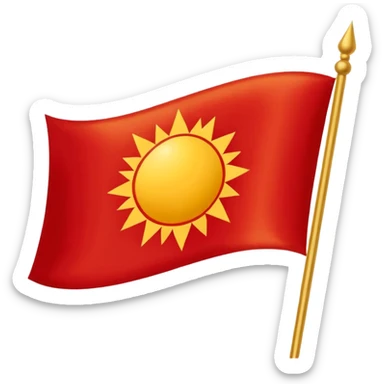 Flag of agha Mohammad khan qajar  sticker