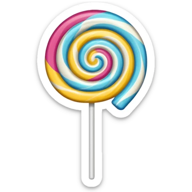 A lollipop sticker