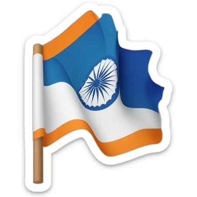 Indian flag with रोनाल्डो sticker