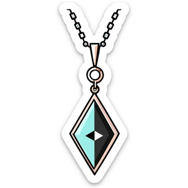 elegant rose gold diamond jewelry piece sticker