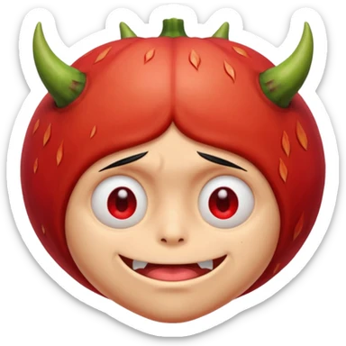 Luffy davil frut for One piece  sticker