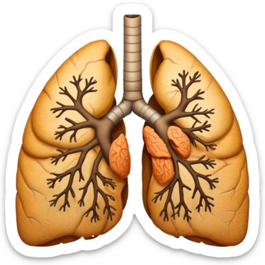 lungs disease sticker