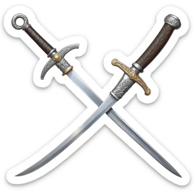 Cossack sabre sticker