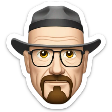 Breaking-bad-Heisenberg sticker