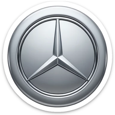 Mercedes logo!  sticker
