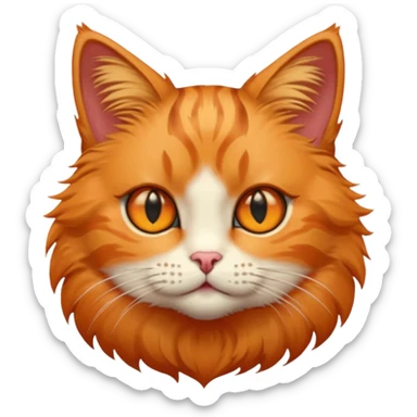 cat with star eyes sticker