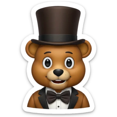 Freddy fazbear sticker