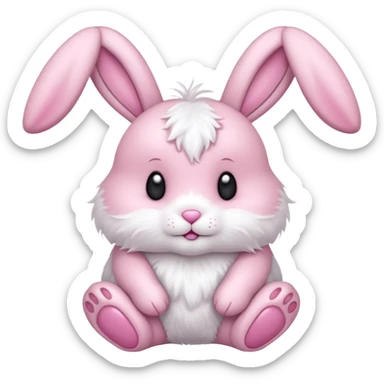 Conejito rosado sticker